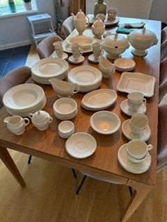 Uitgebreid Wedgwood Edme servies > ca, 80 delen, Huis en Inrichting, Ophalen, Vintage, Zo goed als nieuw, Compleet servies