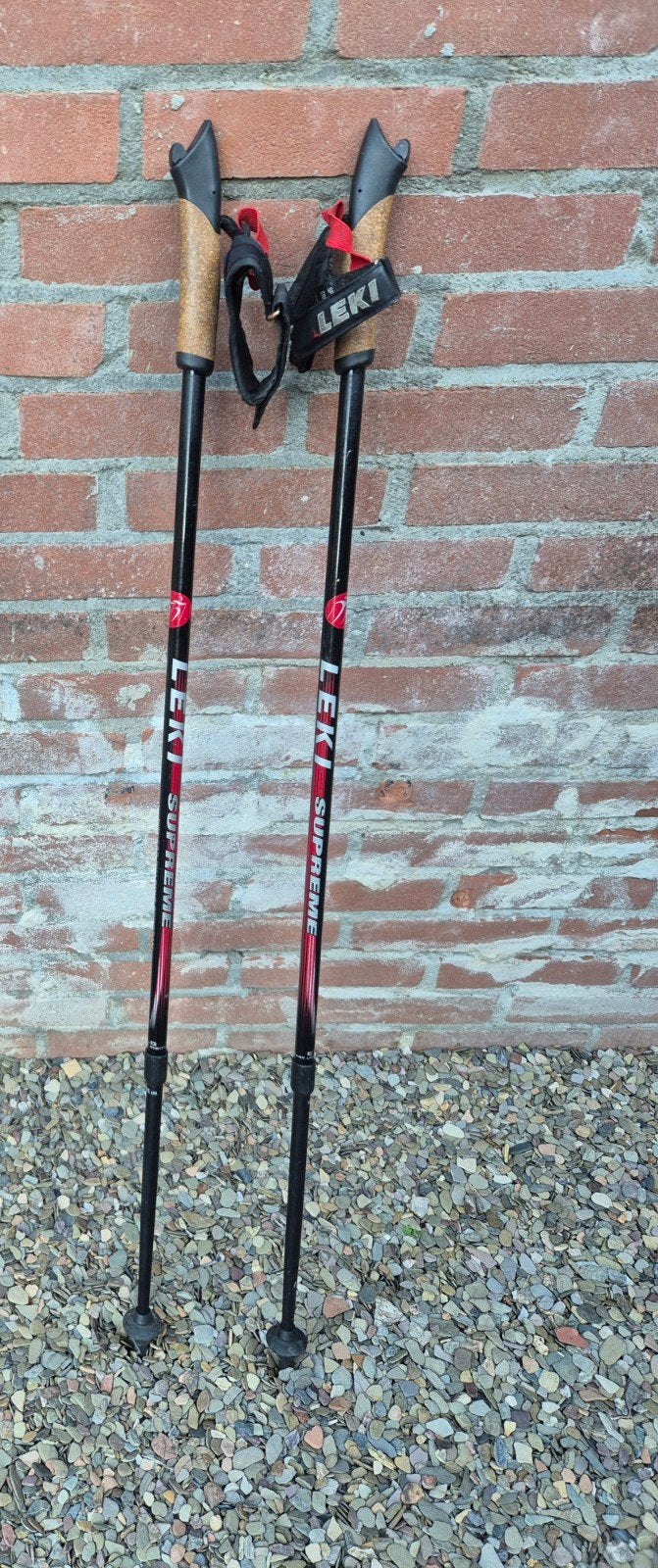 Leki Supreme Wandelstokken - Zo goed als nieuw, Ophalen of Verzenden, Zo goed als nieuw, Wandelstok