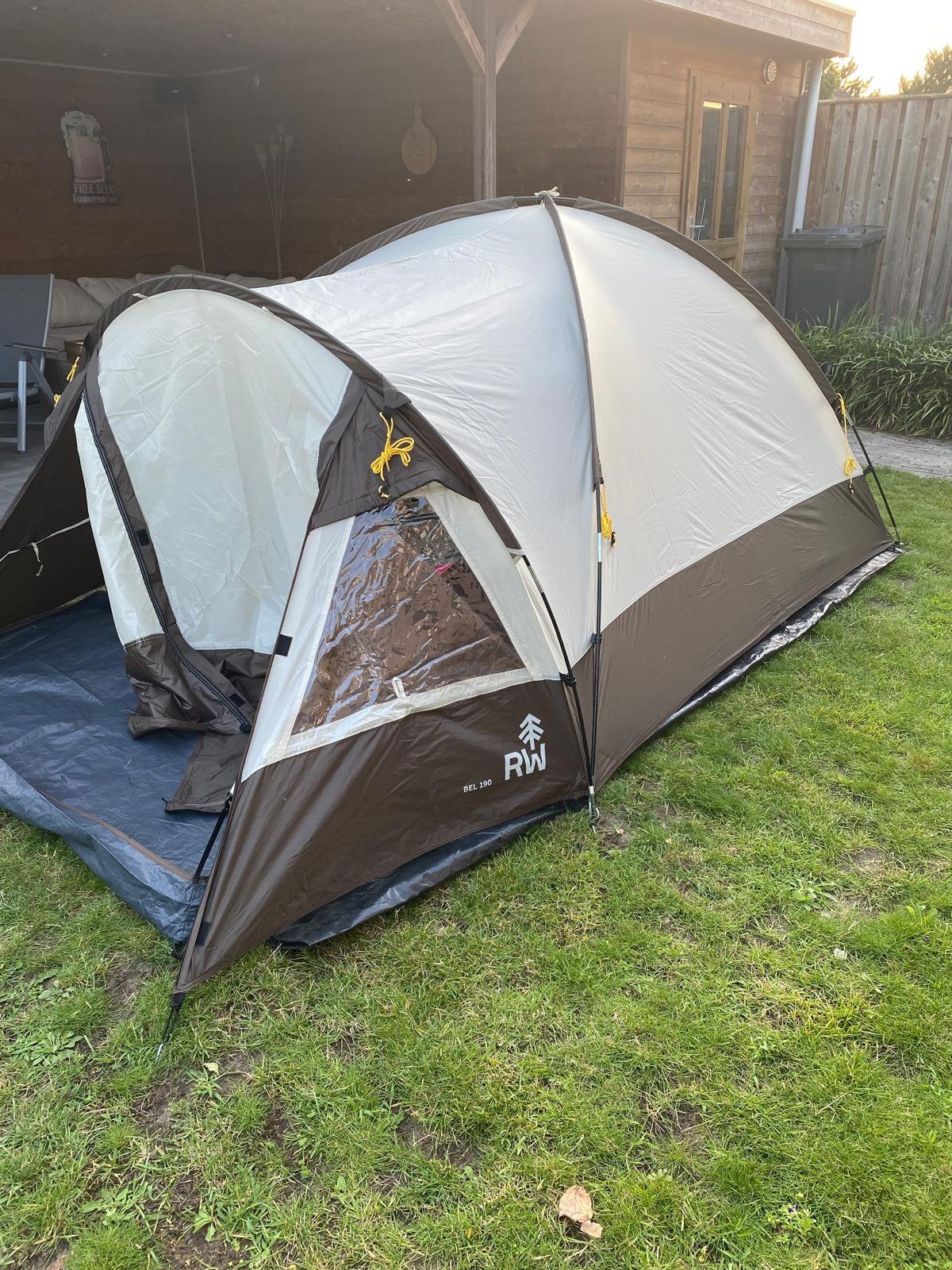 Redwood bel 190 koep tent 2-3 personen, Ophalen, Zo goed als nieuw, Tot en met 3