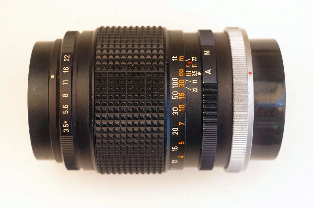 Canon Lens FL 135mm f3.5 (135718) met testfoto's, Ophalen of Verzenden, 1960 tot 1980, Lens of Lenzen