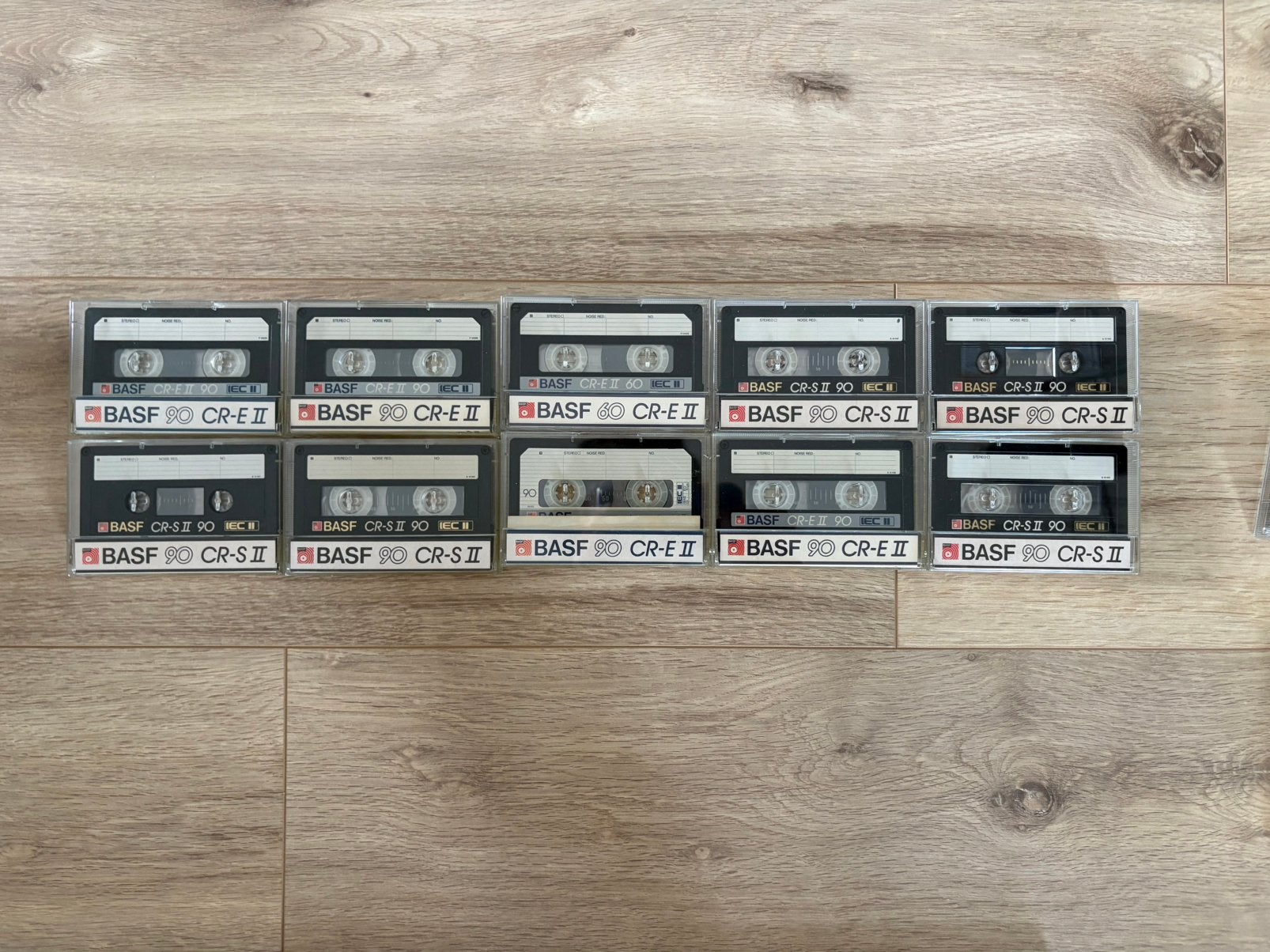 10x bespeelde BASF chrome cassettes, type 2, Ophalen of Verzenden, Zo goed als nieuw, Overige genres, 2 t/m 25 bandjes