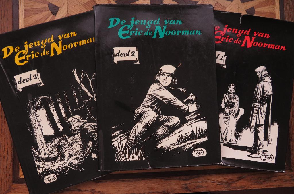 De Jeugd van Eric de Noorman - 3 banden, Boeken, Stripboeken, Gelezen, Complete serie of reeks, Ophalen of Verzenden