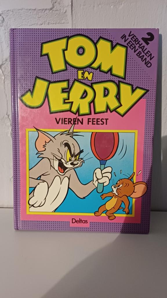Tom en Jerry Vieren Feest - Stripboek Deltas, Eén stripboek, Ophalen of Verzenden, Gelezen, William Hanna, Joseph Barbera