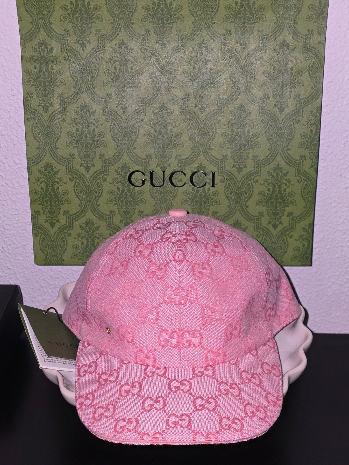 Gucci Pet Roze Maat M Nieuw met Labels, Gucci, Ophalen of Verzenden, Nieuw, Pet