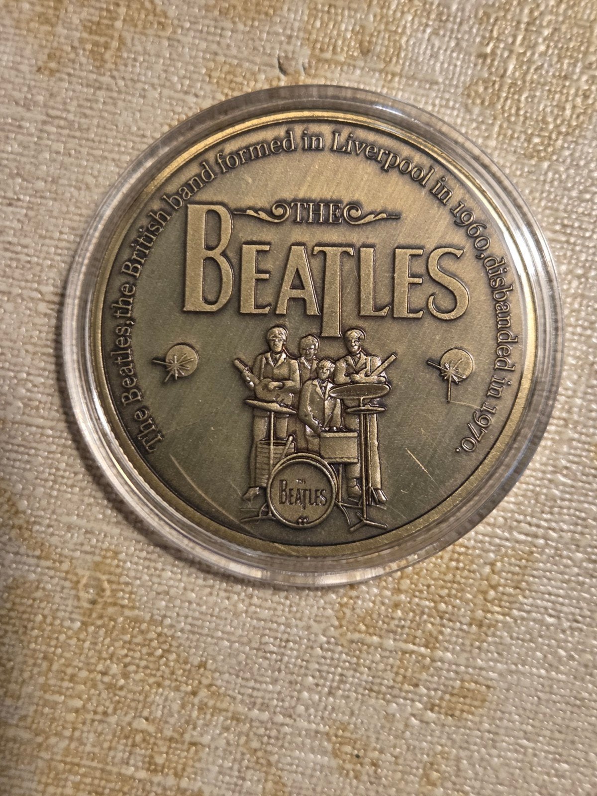The Beatles Herdenkingsmunt - Limited Edition, Postzegels en Munten, Ophalen of Verzenden