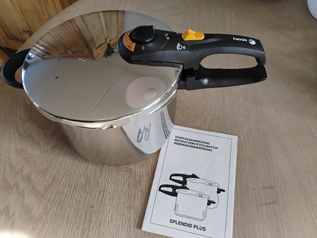 Fagor Splendid Plus Snelkookpan, Ophalen, Overige typen, Zo goed als nieuw, Rvs