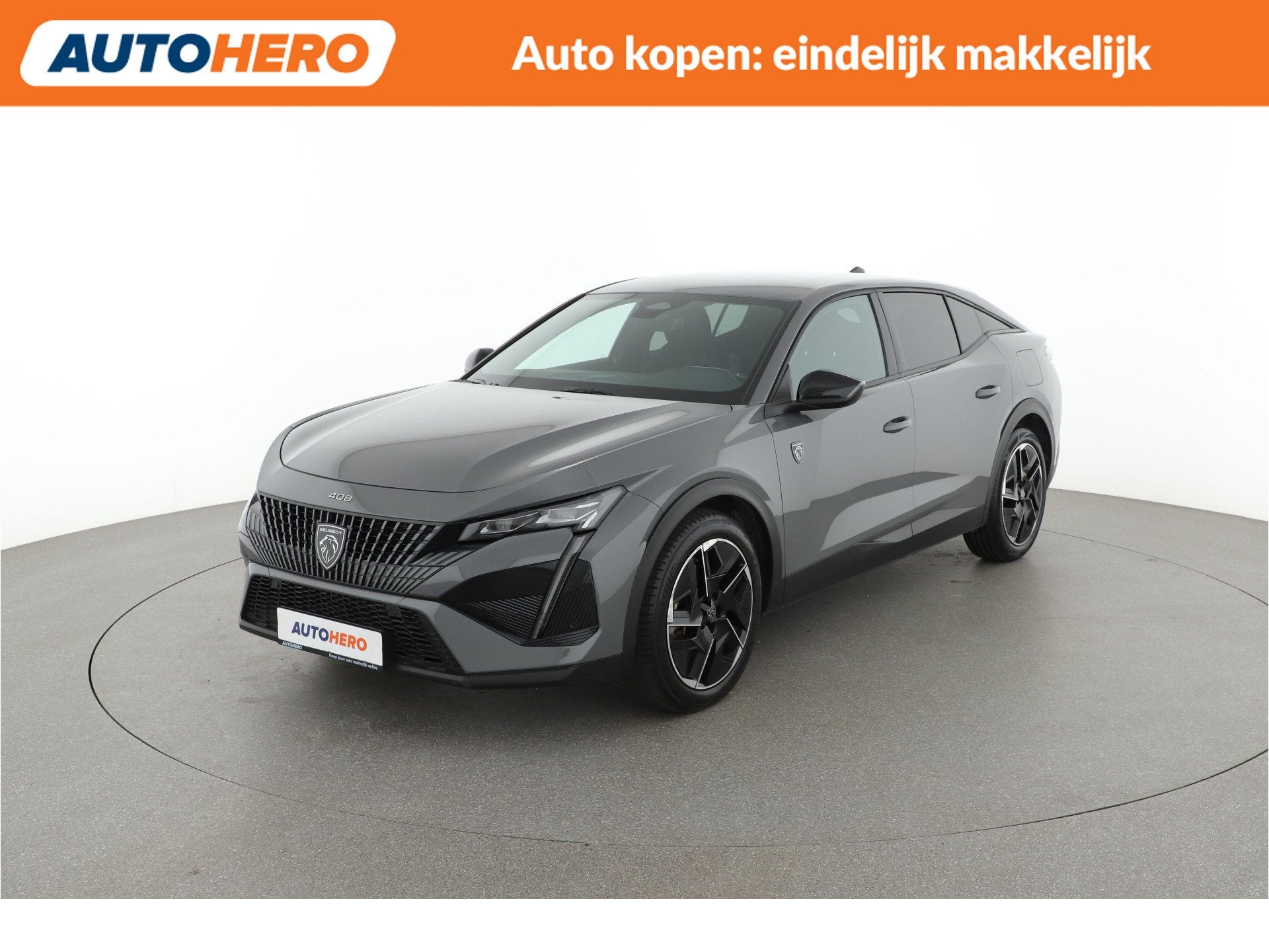 Peugeot 408 1.6 HYbrid Allure Pack 225 EAT8 TW74666, Auto's, 77 km/l, Gebruikt, 4 cilinders, Met garantie (alle)
