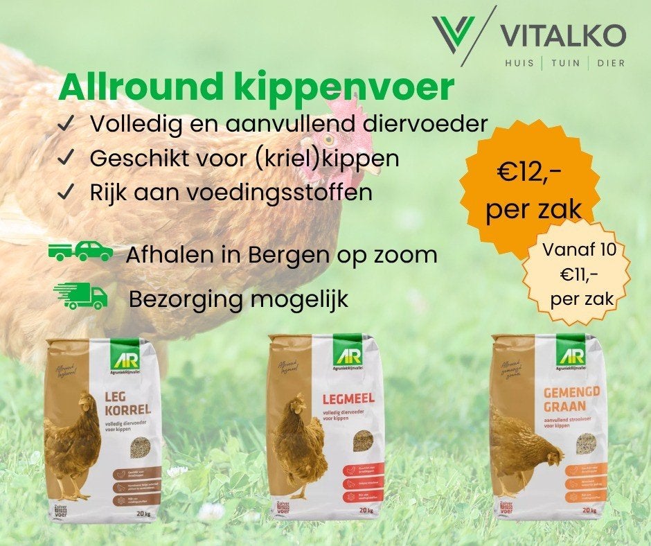 🐔Legmeel🐔| Legkorrel | Kippenvoer | €12,- voor 20 kg!, Dieren en Toebehoren, Dierenvoeding, Ophalen of Verzenden