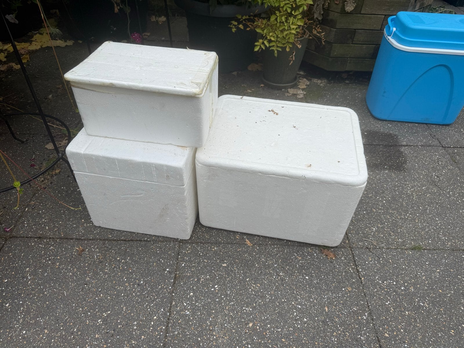 Gratis Tempex dozen / piepschuim koelboxen, Ophalen, Gebruikt, Koelbox, Koelelement