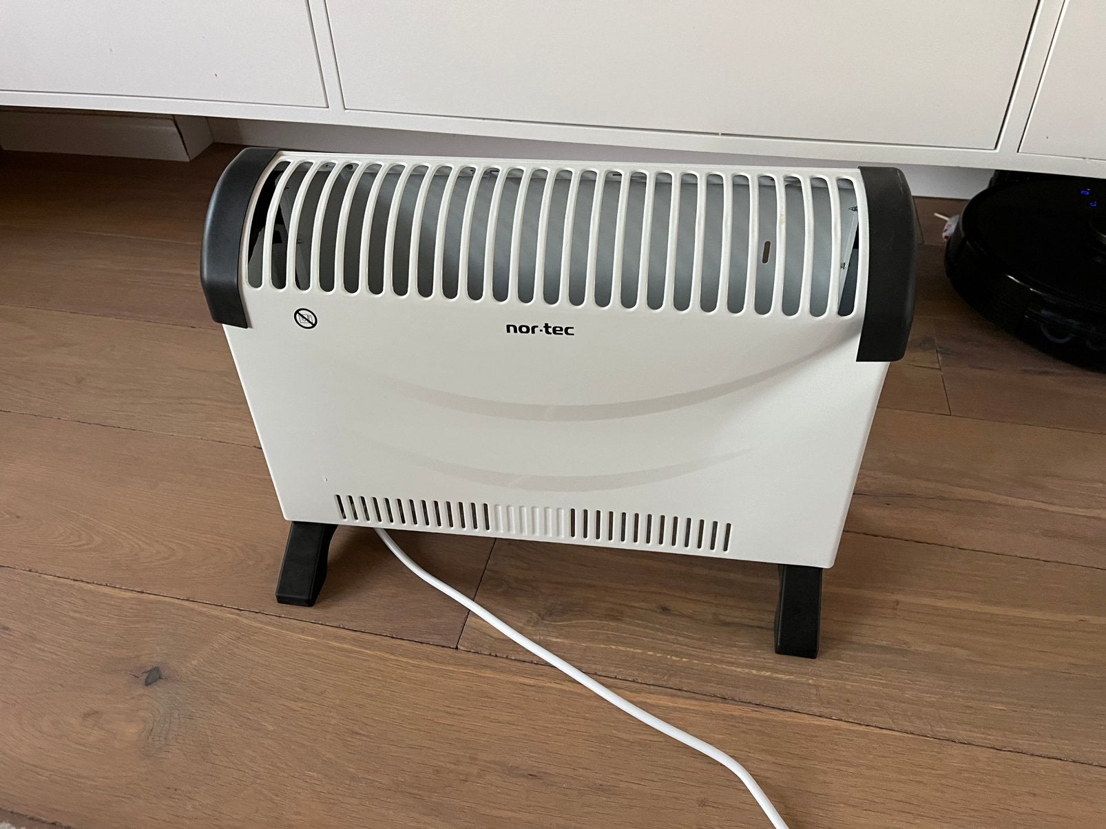 Nor-Tec Convectorkachel 1800-2000W, Ophalen, 30 tot 80 cm, Kachel, Zo goed als nieuw