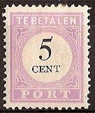 Suriname Port 10 ongebruikt 1892, Ophalen of Verzenden, Postfris