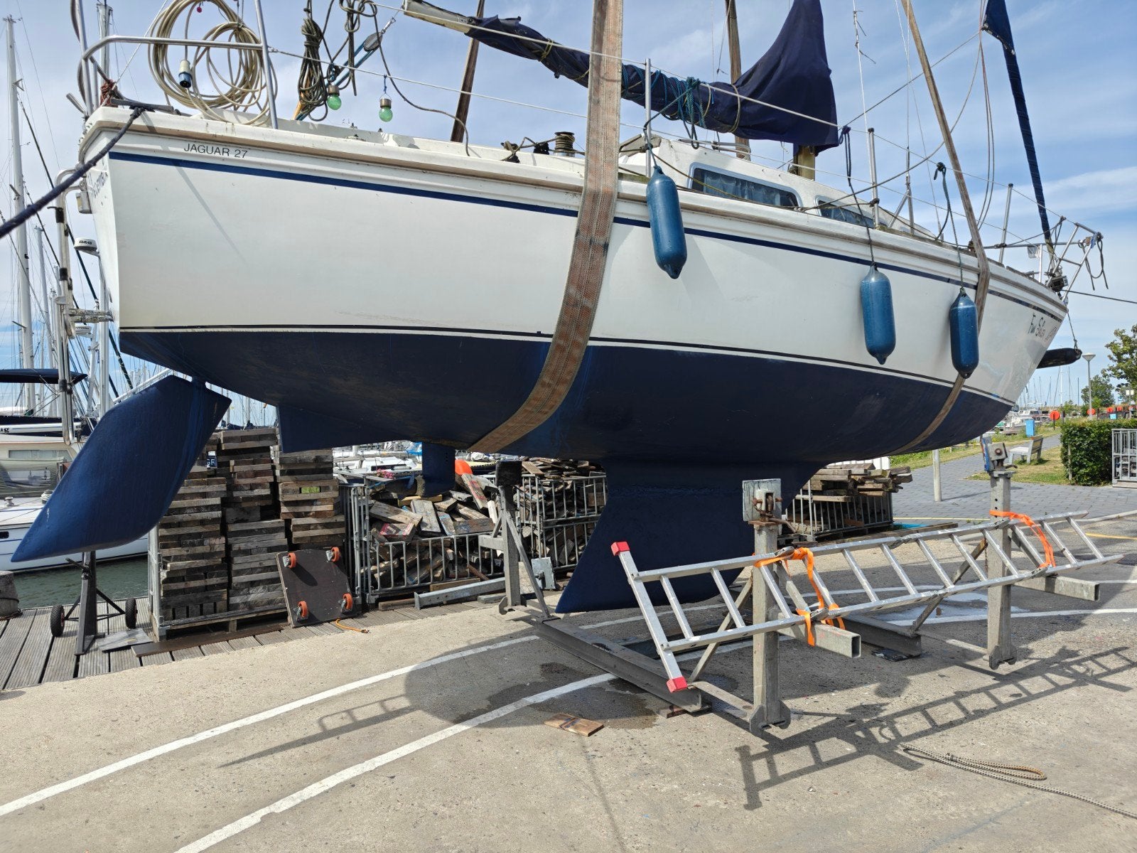 Mooie Catalina / Jaguar  27 zeilboot - Goed onderhouden, Watersport en Boten, Gebruikt, Binnenboordmotor, Tourjacht of cruiser