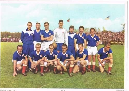 G.V.A.V. - Voetbalplaat 1e Divisie 1958/1959, Verzamelen, Ophalen of Verzenden, Gebruikt, Poster, Plaatje of Sticker