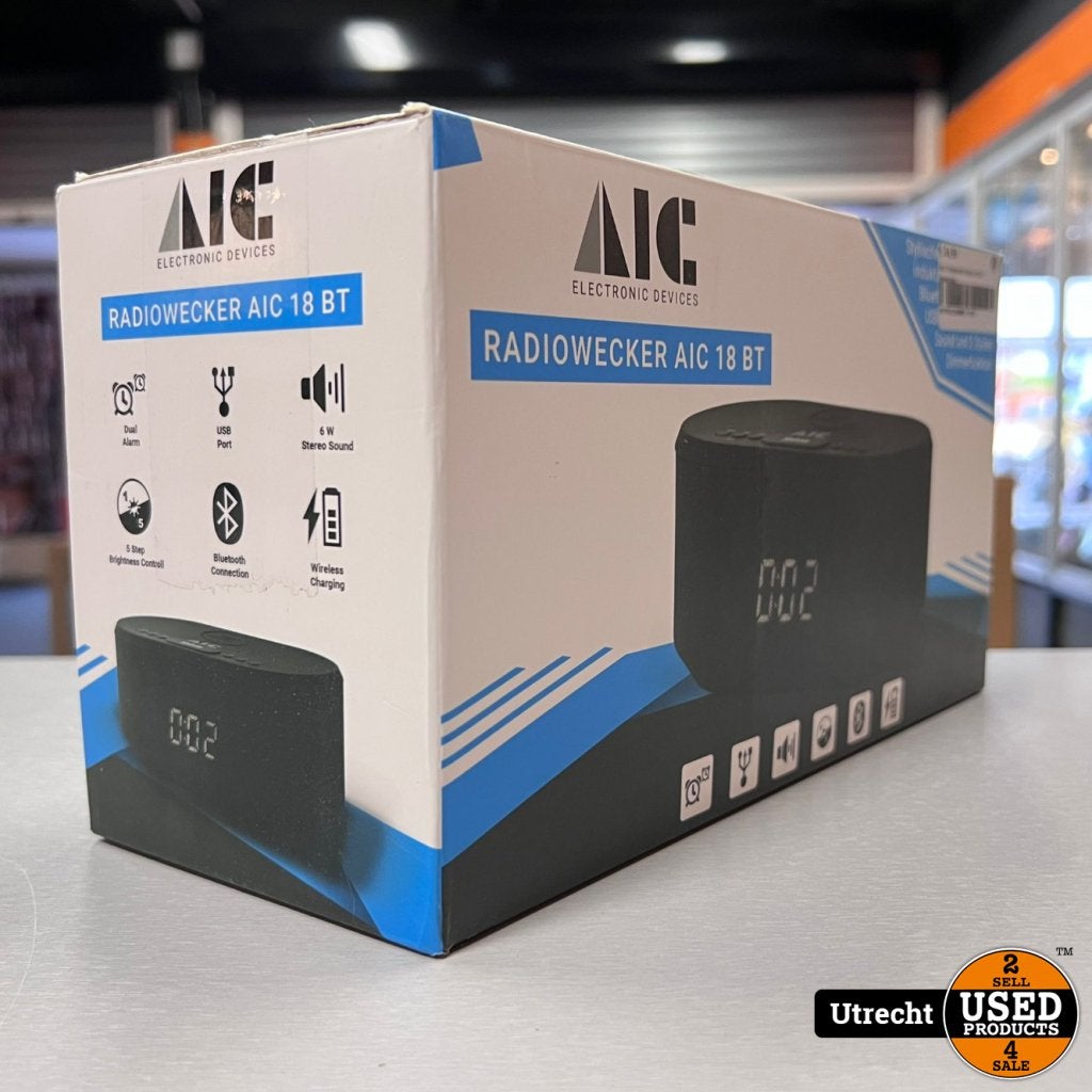 AIC 18 Bleutooth Wekker Zwart | Nieuwstaat, Witgoed en Apparatuur, AIC, Zo goed als nieuw, Support@aic.com, 2F, No. 1, Alley 20, Lane 407, Sec. 2
Tiding Blvd., Neihu District
Taipei 114
Taiwan