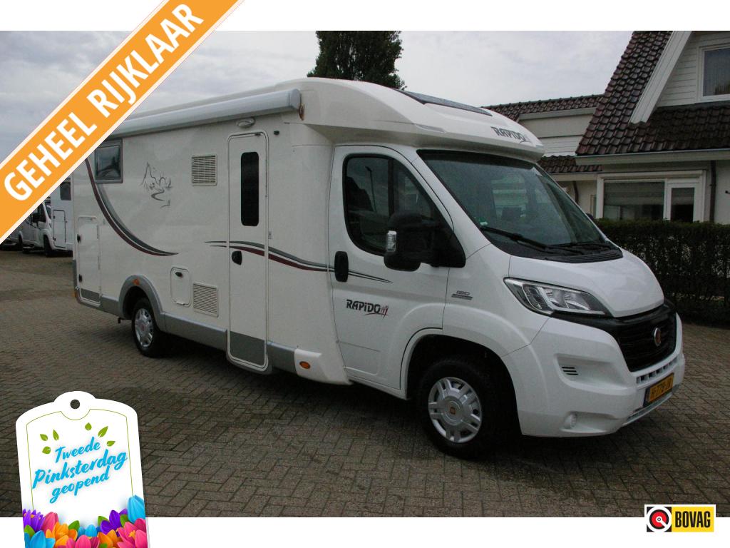 Rapido Le Randonneur 680 Queensbed, Garage., Caravans en Kamperen, Afzuigkap, Ringverwarming, Airbags, Bedrijf