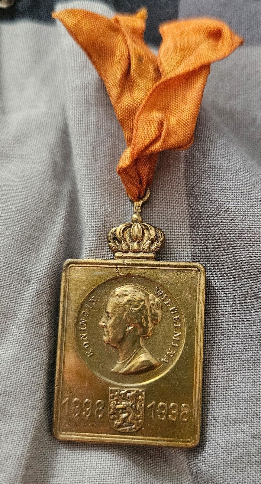 Herdenkingsmunt Wilhelmina, Ophalen of Verzenden, Nederland