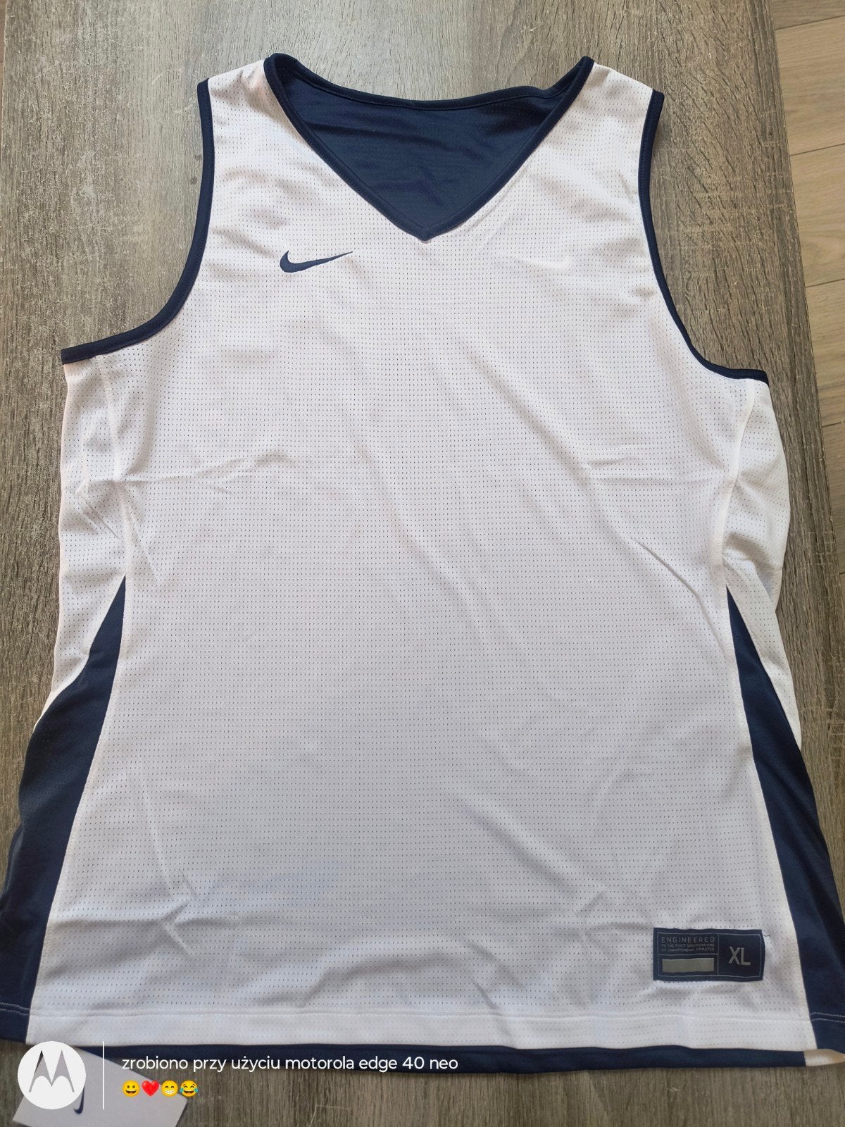 Nike Team Reversible Tanktop - Donkerblauw/Wit - XL (Nieuw), Blauw, Nike, Nieuw, Ophalen of Verzenden
