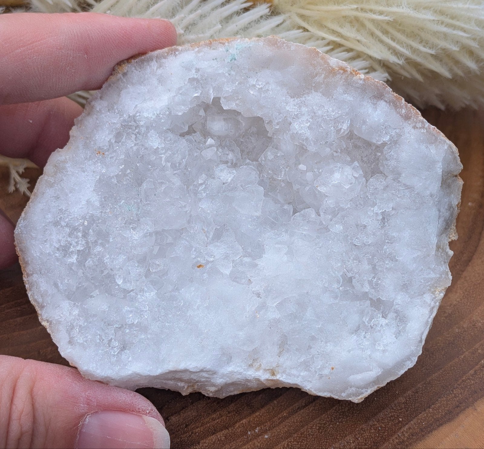 Bergkristal geode, Ophalen of Verzenden