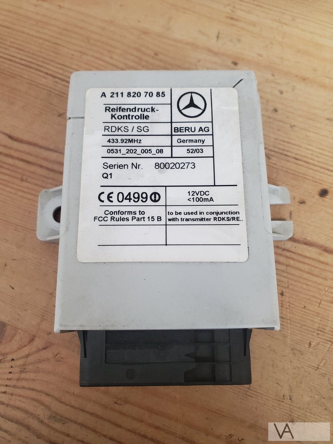 Mercedes E klasse W211 2002 - 2009 module bandenspanning €30, Gebruikt, -, Ophalen of Verzenden, -