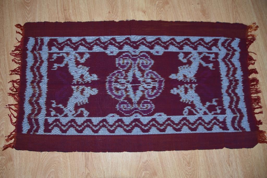Ikat tafelkleed tafelloper wanddecoratie kleed Indonesië, Antiek en Kunst, Antiek | Kleden en Textiel, Verzenden