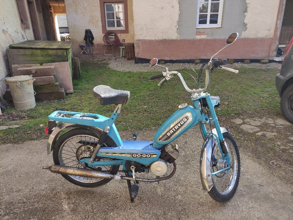 Batavus Go-Go oldtimer bromfiets te koop of ruil, Fietsen en Brommers, Ophalen, Maximaal 25 km/u, Batavus