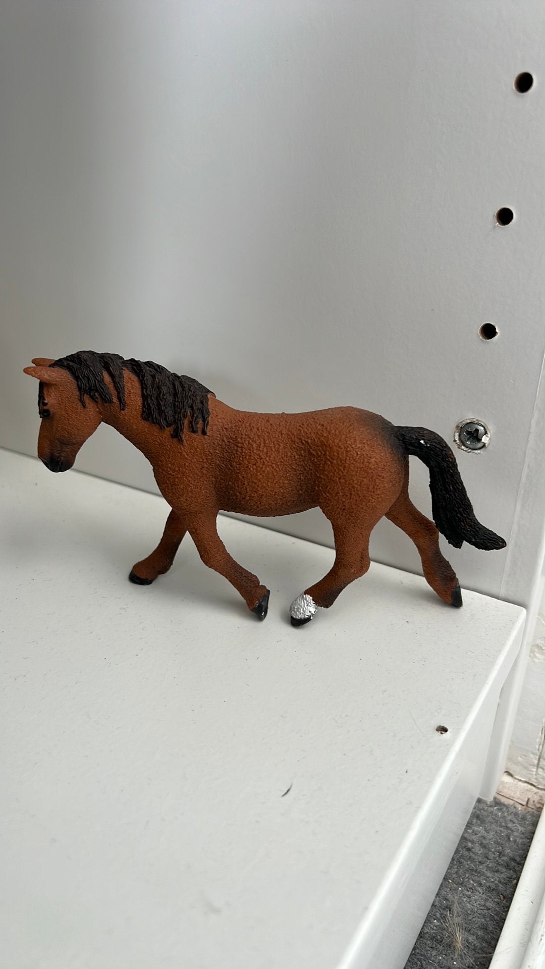 Schleich pony, Ophalen of Verzenden, Zo goed als nieuw, Paard, Beeldje of Figuurtje