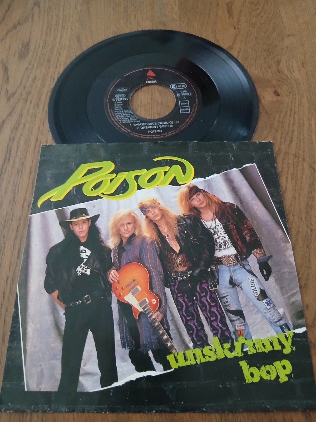 VINYL  MAXI SINGLE   POISON   1990, Verzenden, Zo goed als nieuw, Hardrock