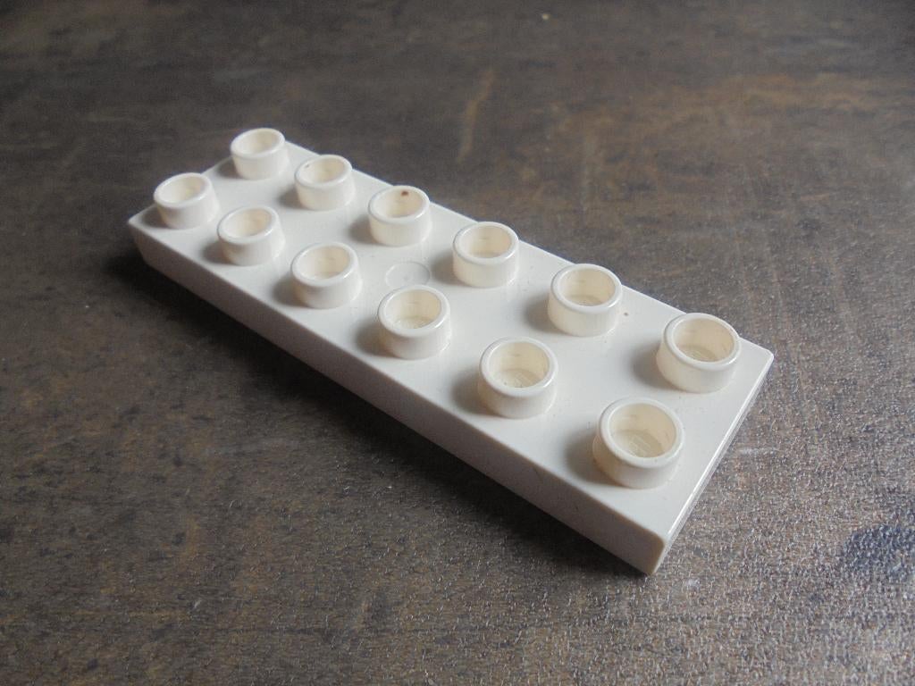 Lego Duplo Plate 2x6 (zie foto's) 6, Ophalen of Verzenden, Gebruikt, Losse stenen, Duplo