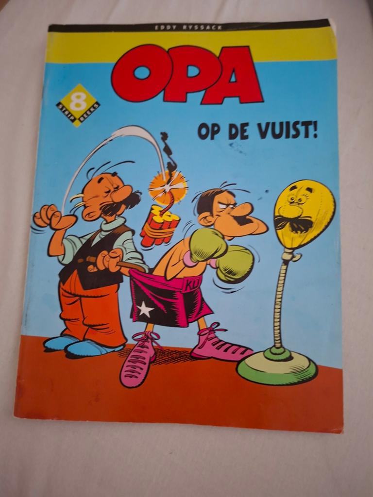 Opa op de vuist! - Eddy Ryssack - Stripreeks 8, Eén stripboek, Ophalen of Verzenden, Gelezen, Eddy Ryssack