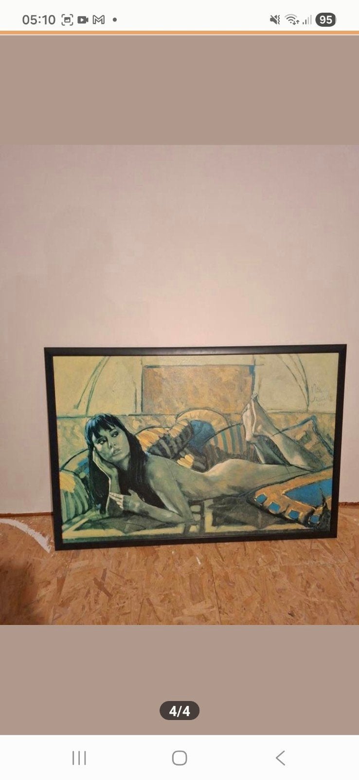 Reproductie Nico Vrielink - Jeanne (127x88cm), Antiek en Kunst, Kunst | Schilderijen | Klassiek, Ophalen of Verzenden