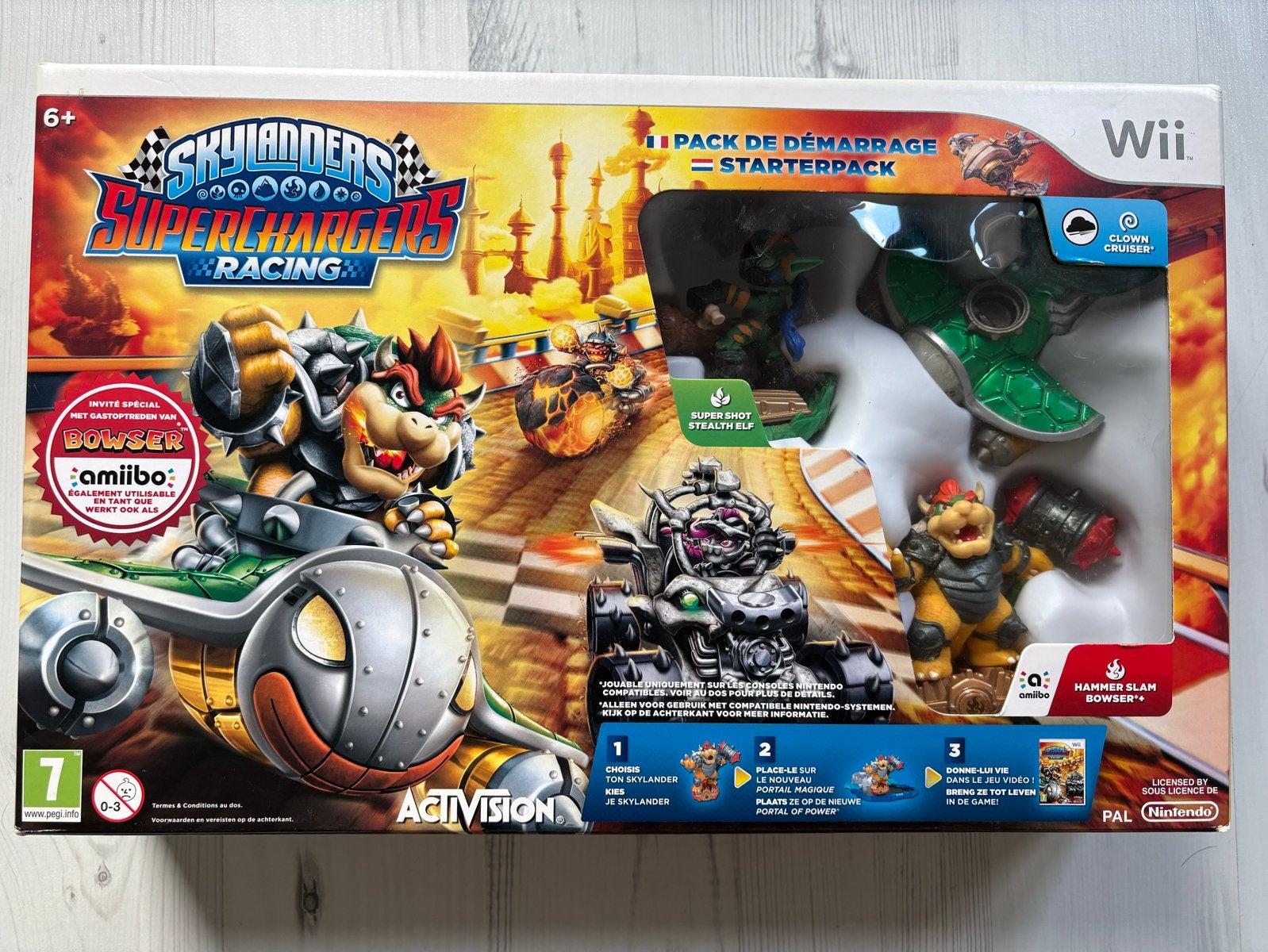 Skylanders SuperChargers Racing Starter Pack Wii, Spelcomputers en Games, Games | Nintendo Wii, Racen en Vliegen, 2 spelers, Eén computer