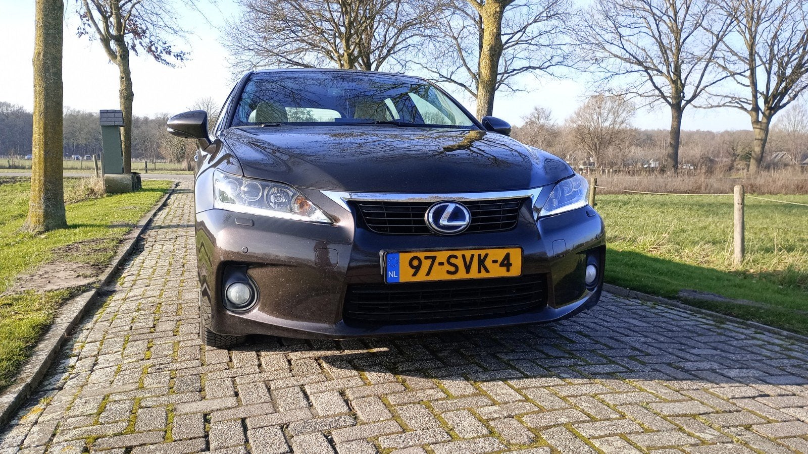 Lexus CT-H 200H 1.8 Hybrid 2012 Bruin, Auto's, Lexus, Euro 5, Beige, 1798 cc, CT-H