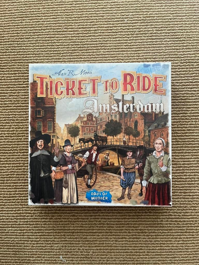 Ticket to ride amsterdam spel, Hobby en Vrije tijd, Gezelschapsspellen | Bordspellen, Drie of vier spelers, Ophalen of Verzenden