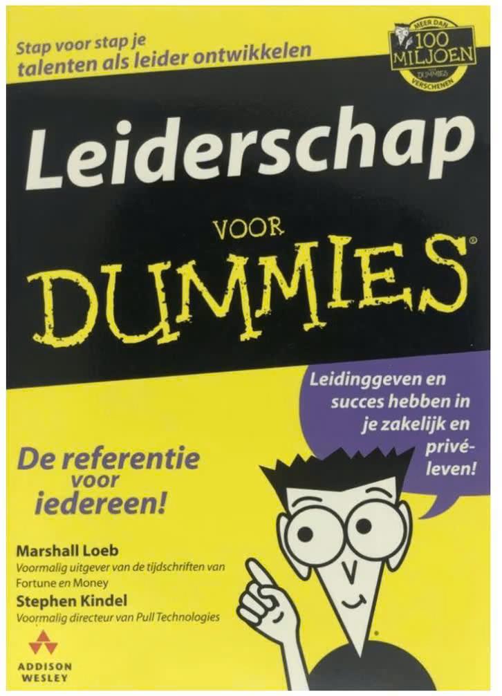 Leiderschap voor Dummies, Ophalen of Verzenden, Zo goed als nieuw, Management