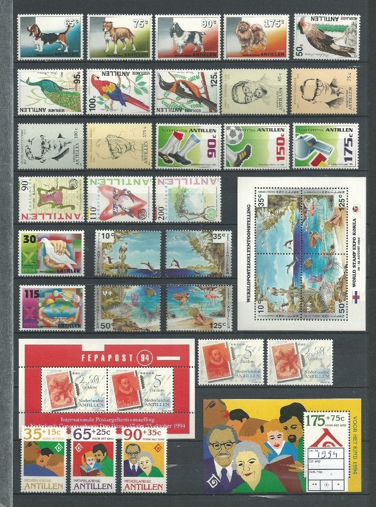 Nederlandse Antillen 1994, Complete jaargang, Postfris., Ophalen of Verzenden, Postfris