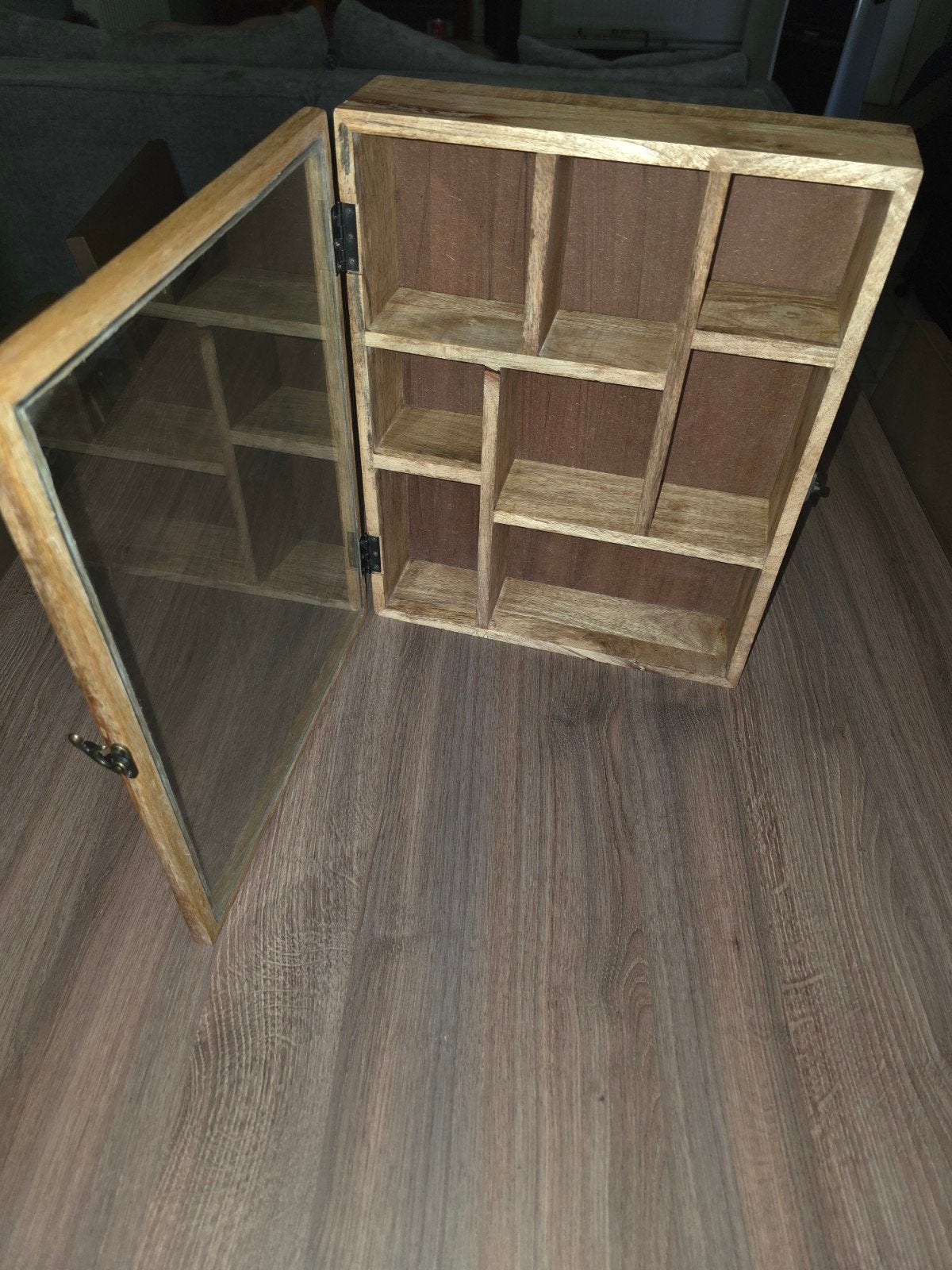 Riviera Maison RM Wooden Memory Box - Vitrinekastje, Huis en Inrichting, Woonaccessoires | Overige, Hout, Ophalen of Verzenden
