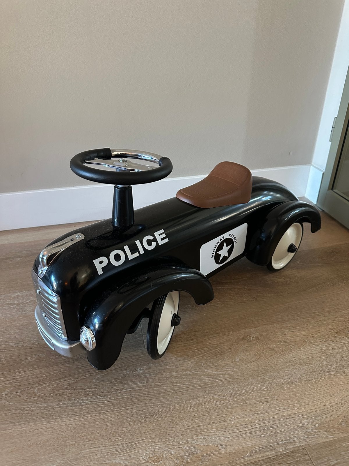 Politie police loopauto retro roller goki, Ophalen of Verzenden, Gebruikt, Loopvoertuig