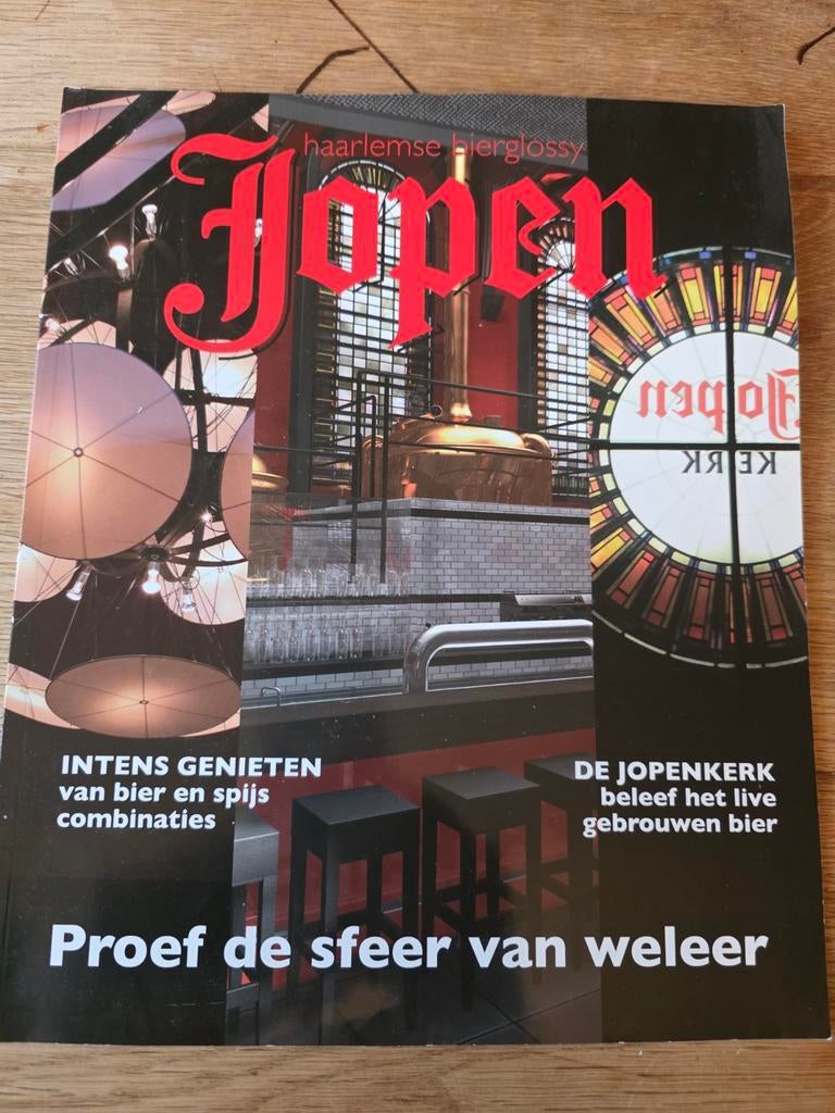 Bier glossy Jopenbier Haarlem, Verzamelen, Ophalen of Verzenden, Viltje(s), Overige merken