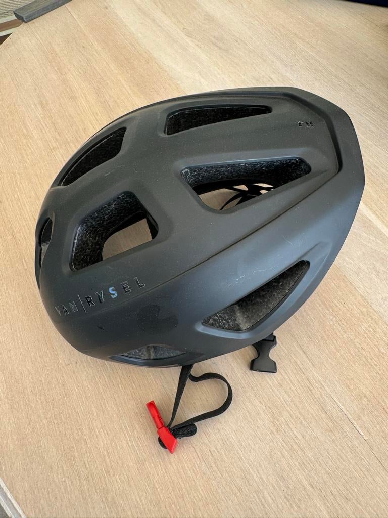 Fietshelm Van Rysel - Zwart, Maat M, Ophalen of Verzenden, Zo goed als nieuw, M, Heer of Dame