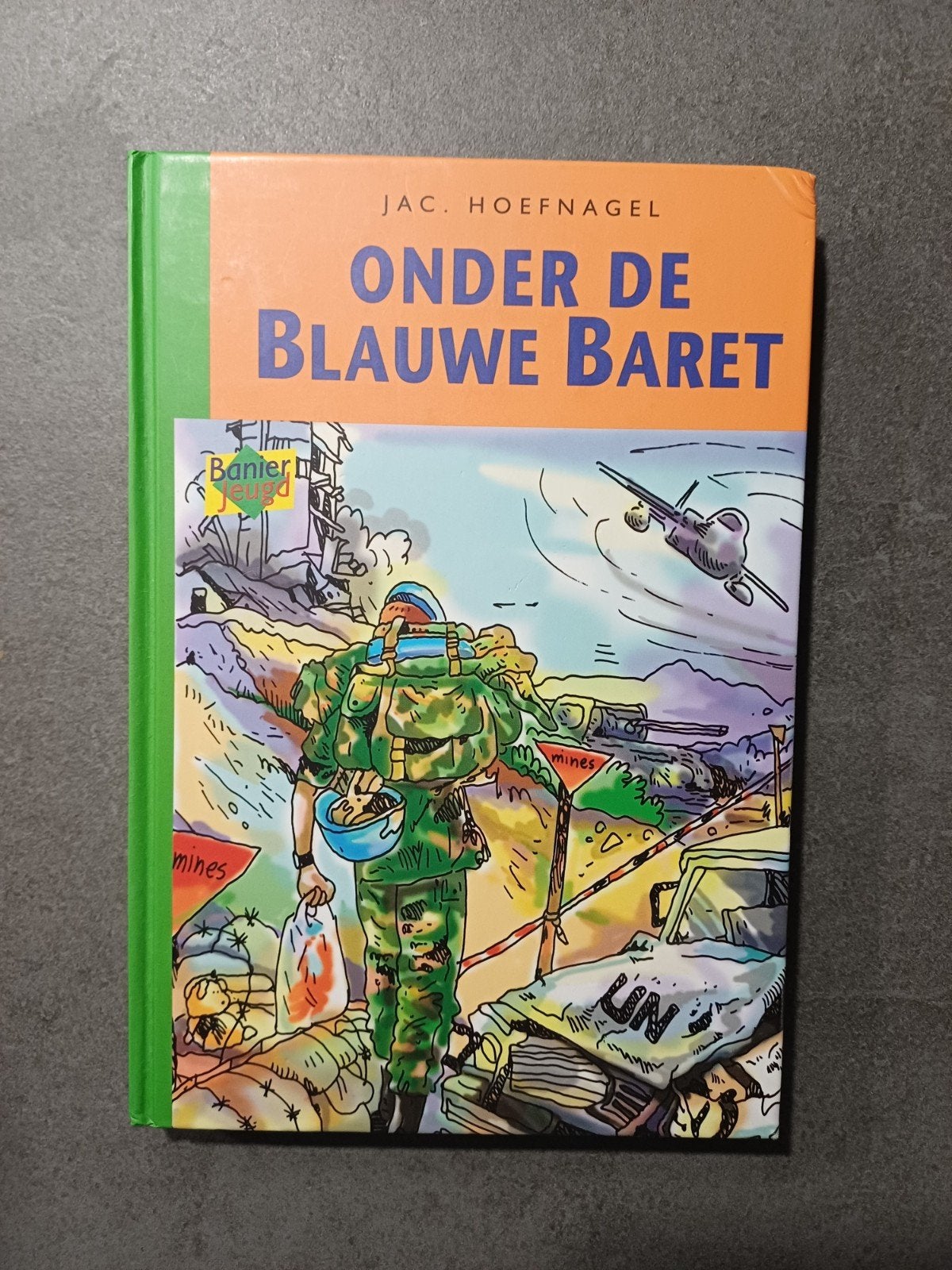 Jac. Hoefnagel - Onder de blauwe baret. prima staat, Ophalen of Verzenden, Jac. Hoefnagel