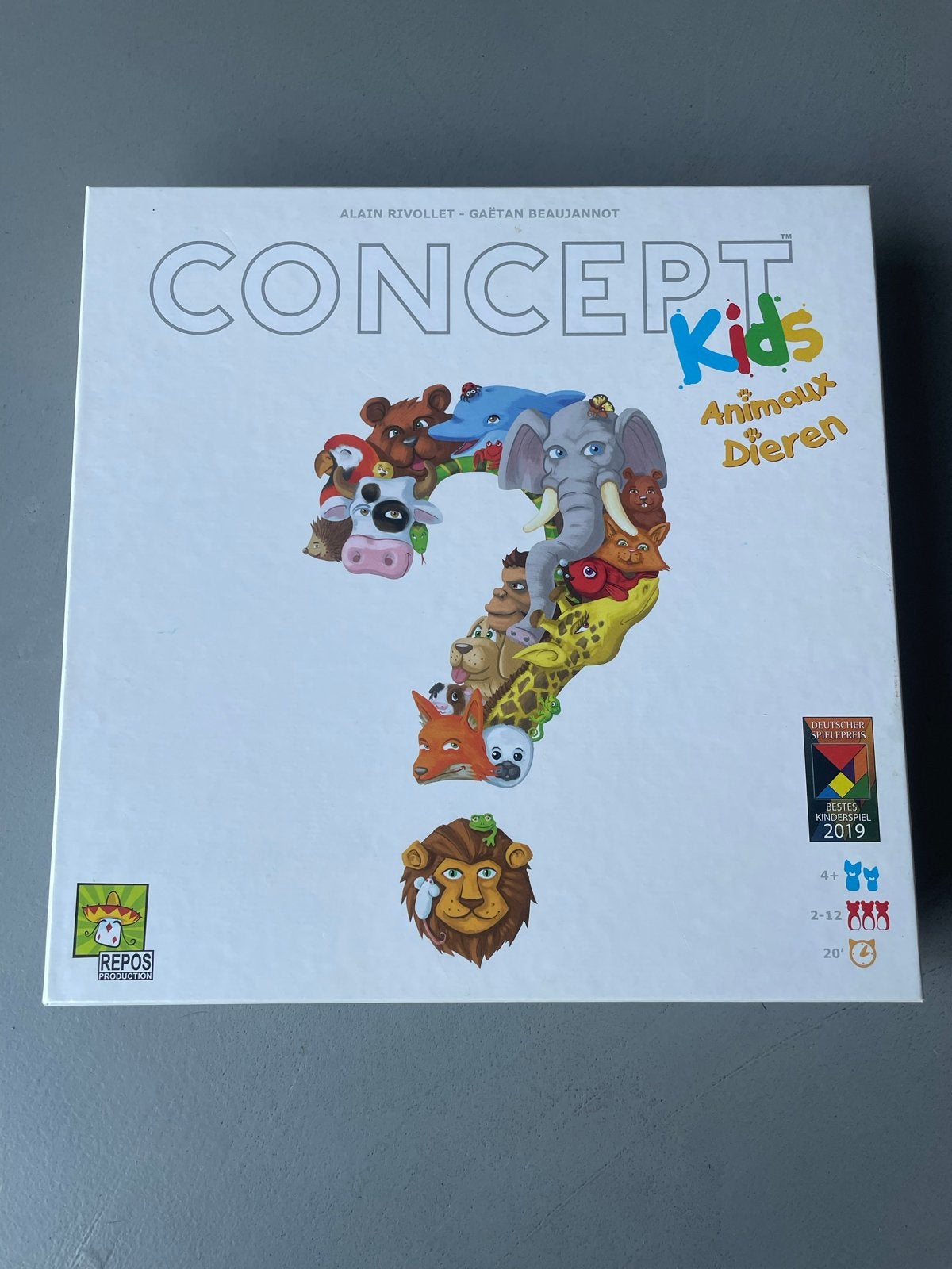 Concept Kids Dieren - Leuk gezelschapsspel, zo goed als nieu, Ophalen, Zo goed als nieuw