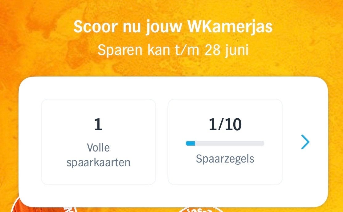 Ah WK spaarzegels, Ophalen, Winkel, Super of Benzinepomp, Zegels, Bonnen of Punten