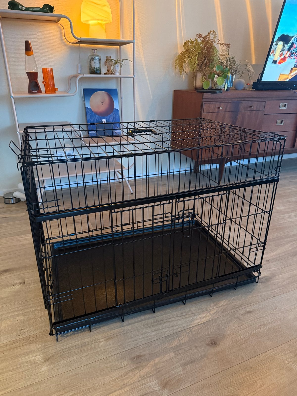 Hondenbench middelgroot 91x61x69 cm, Ophalen, Nieuw