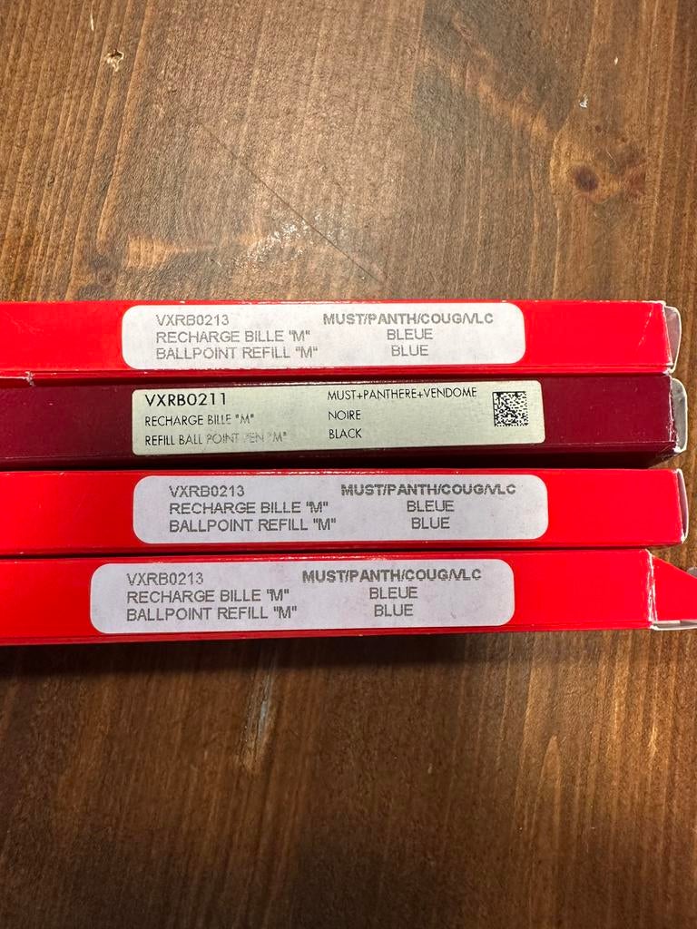 Cartier pen vullingen, Verzamelen, Ophalen of Verzenden, Zo goed als nieuw, Balpen, Overige merken