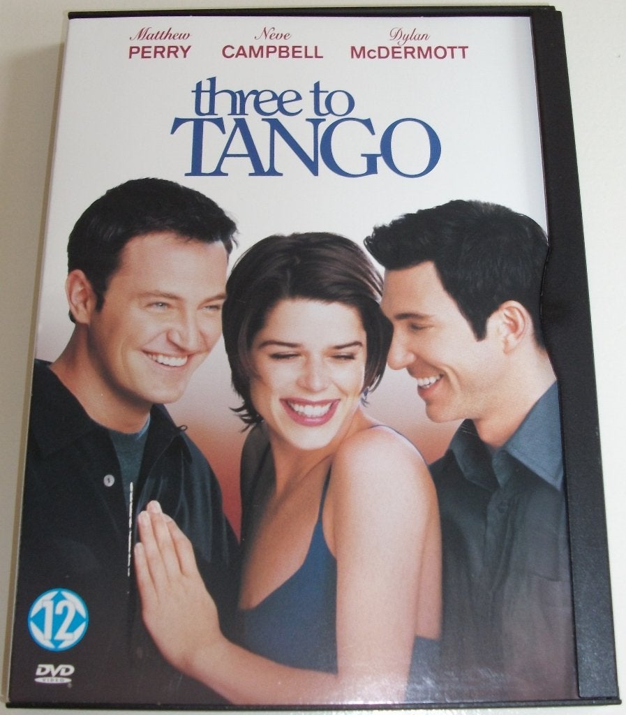 Dvd *** THREE TO TANGO *** Halsoverkop verliefd..., Vanaf 12 jaar, Ophalen of Verzenden, Zo goed als nieuw, Romantische komedie