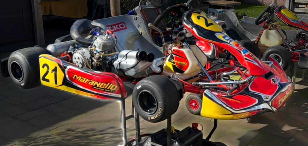 Schakelkart TM K9b, Sport en Fitness, Karting, Ophalen, Zo goed als nieuw, Onderdelen Kart