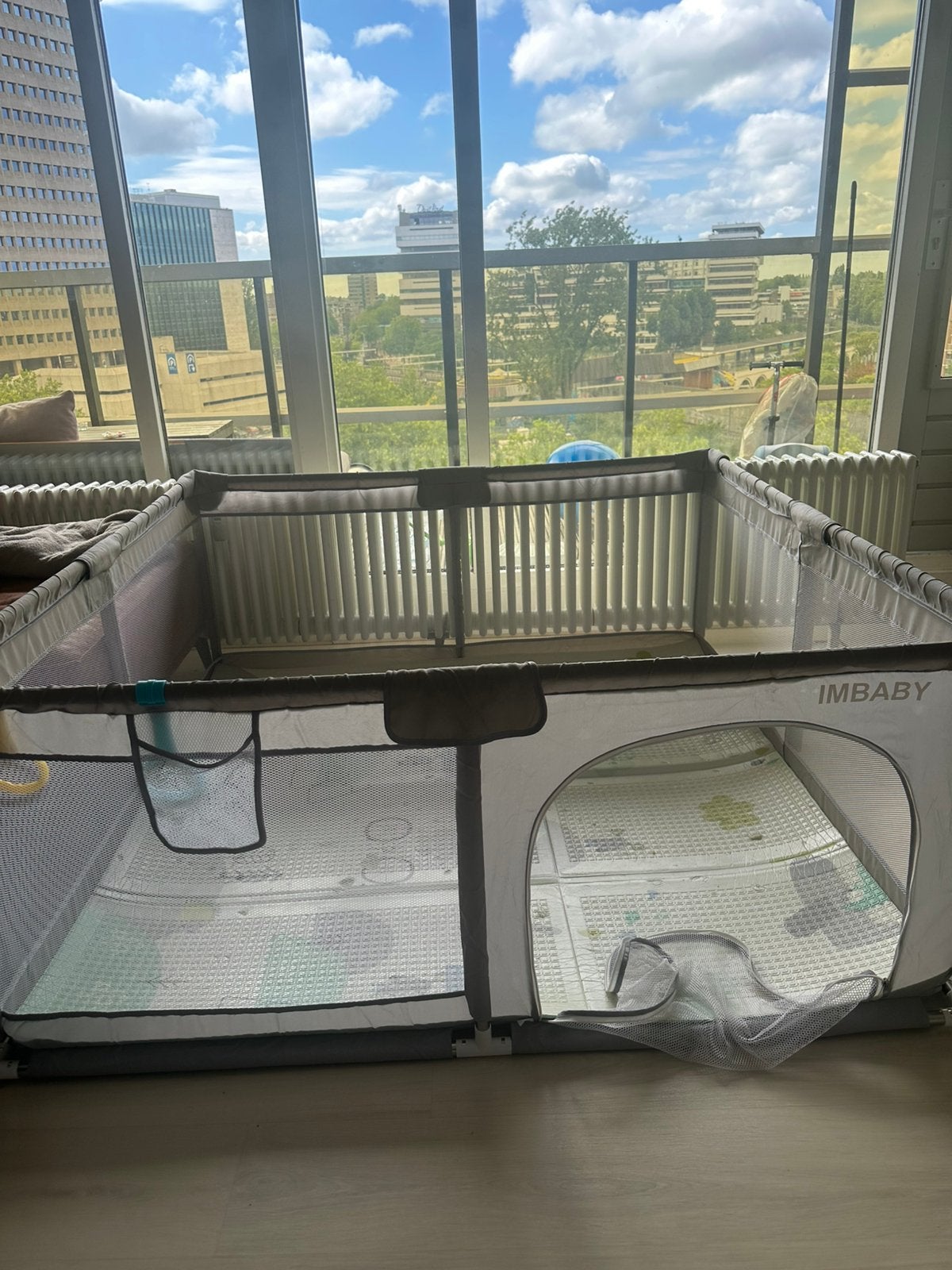 Grondbox 150x150 cm, Ophalen, Gebruikt, 110 cm of meer, Minder dan 65 cm