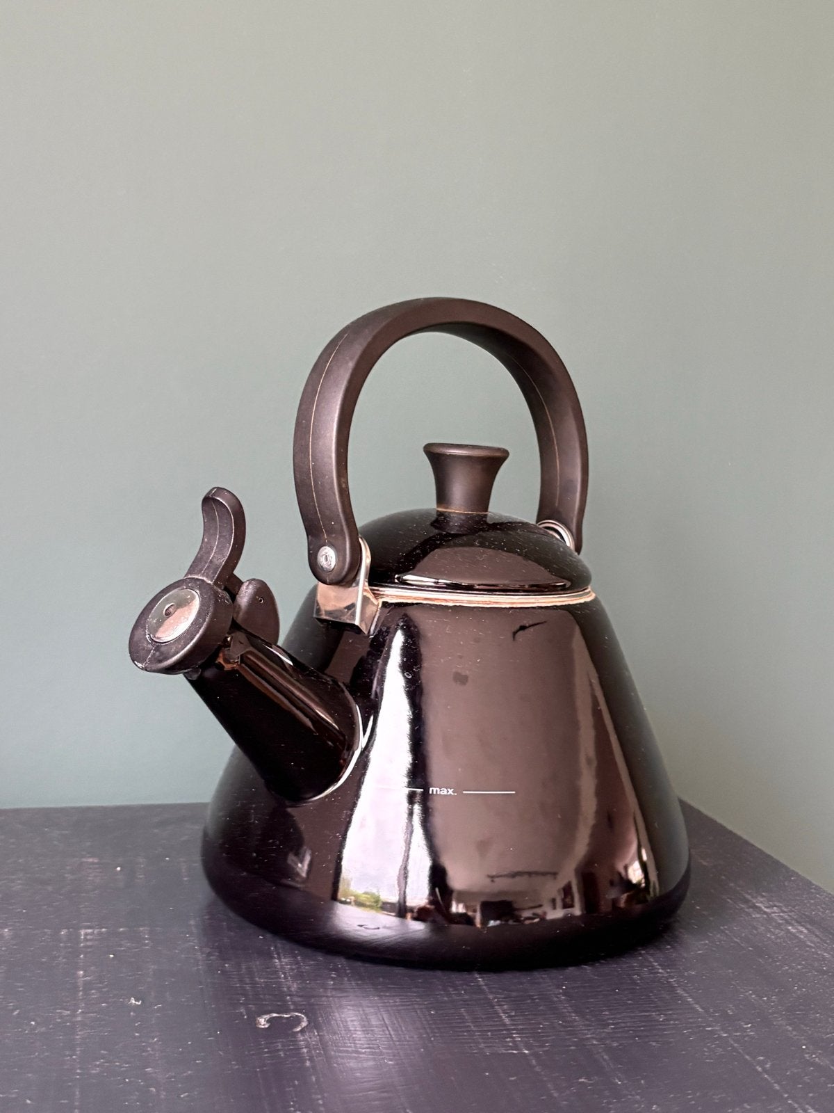 Le Creuset Fluitketel Kone  - 1.6 liter, 1 tot 2 liter, Ophalen of Verzenden, Gebruikt