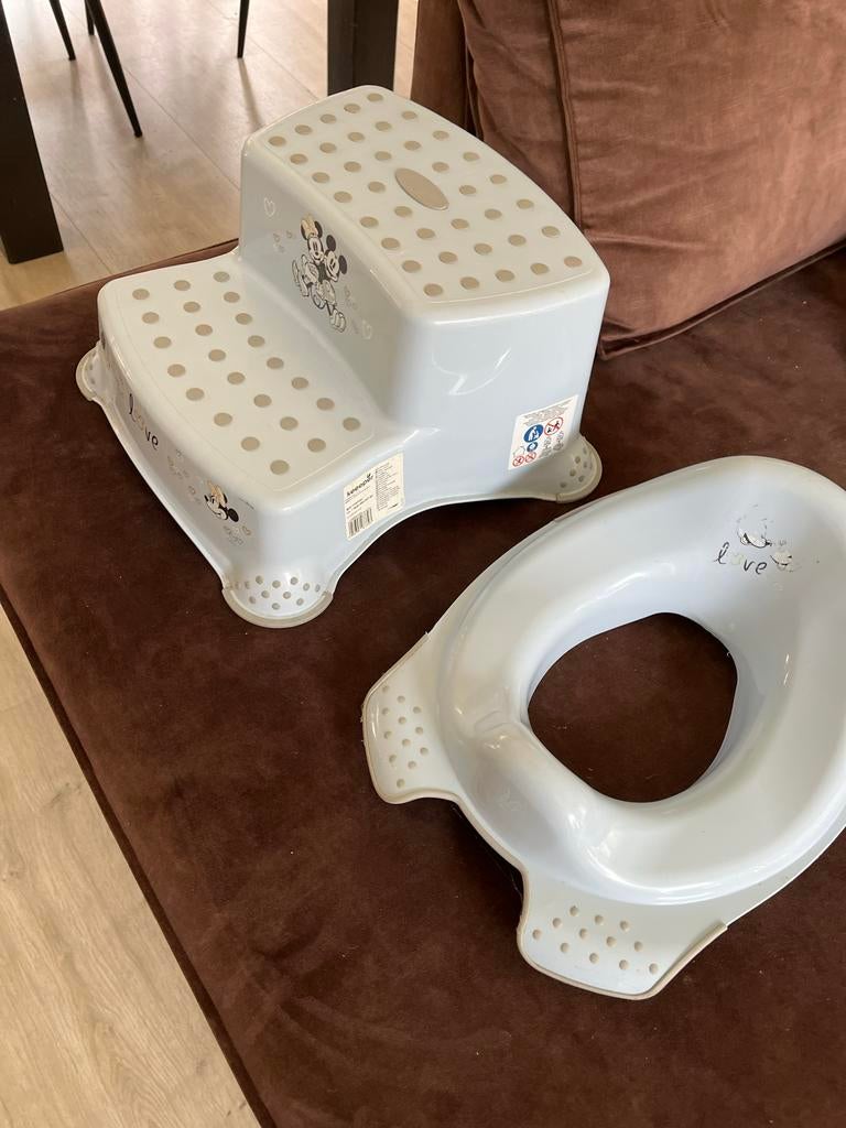 WC trapje en zitje - Mickey Mouse, Antiek en Kunst, Ophalen