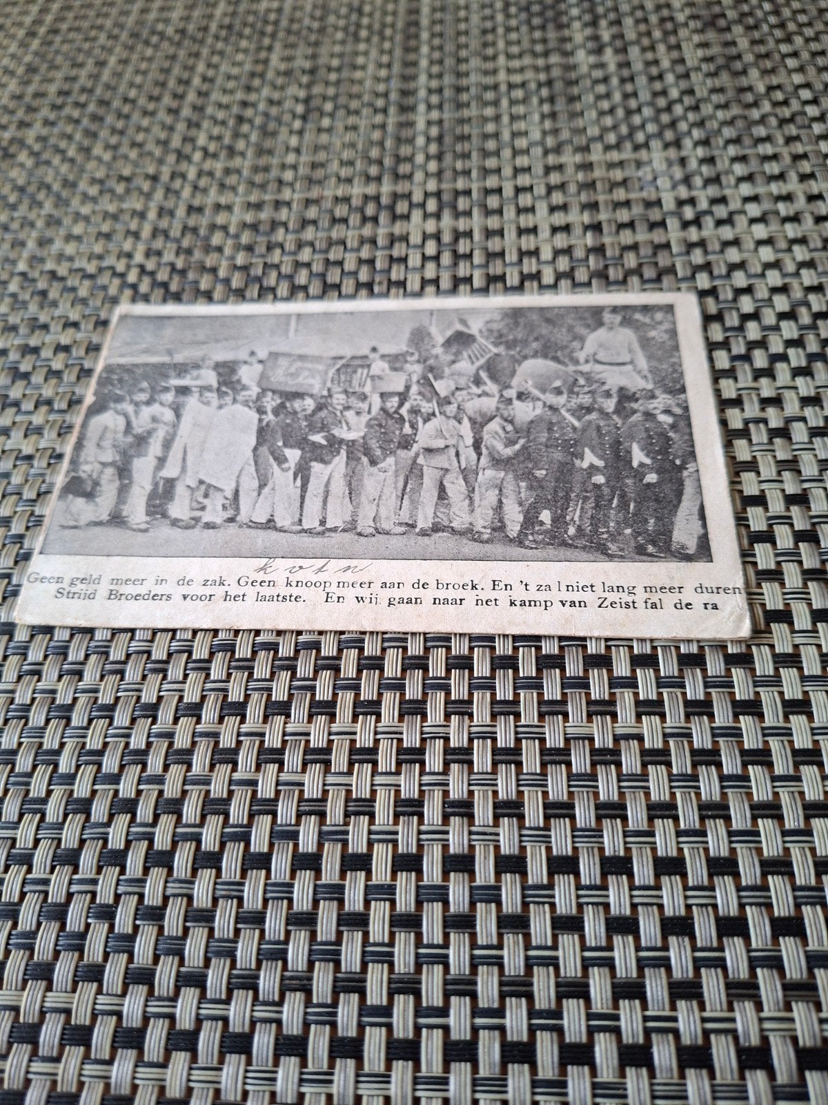 zeist 'Strijd Broeders' - Voor 1920, Ophalen of Verzenden, Voor 1920, Gelopen, Utrecht